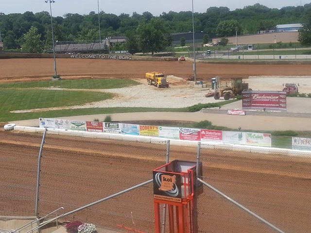 Track Preparation at Lawrenceburg