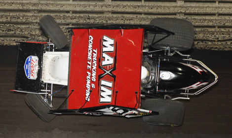 Ian Madson on his side at Knoxville